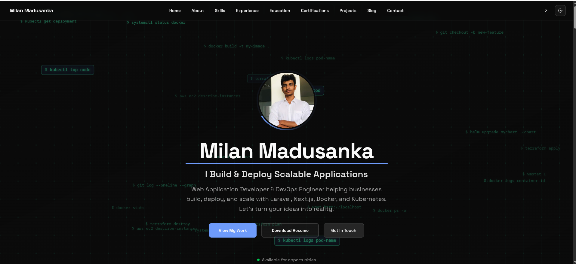 Personal Portfolio Website